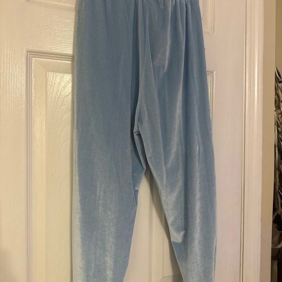Women’s Blue Velour Tracksuit Loungewear Sz S Like-New Condition - Picture 14 of 14